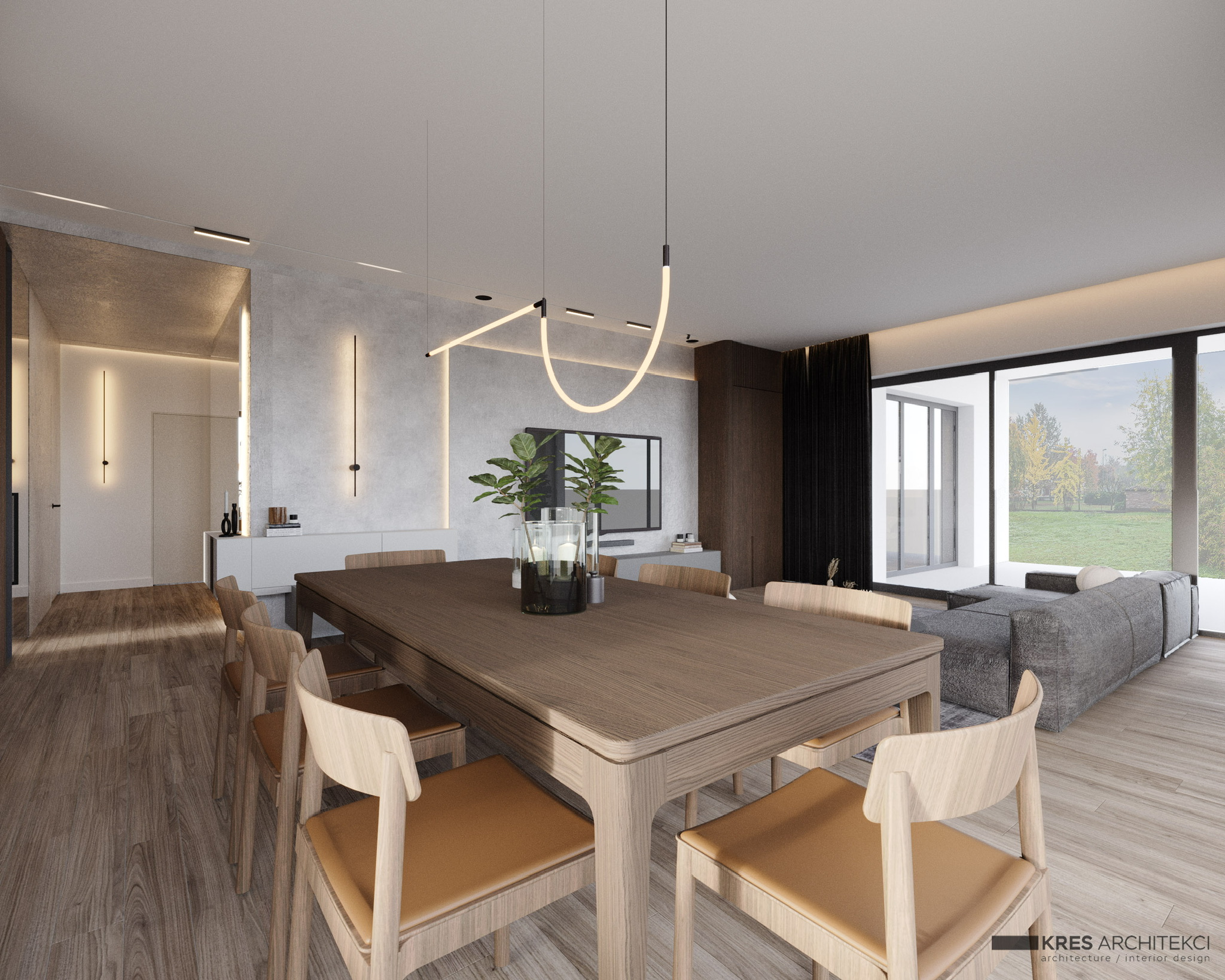 Wizualizacja nowoczesnego domu